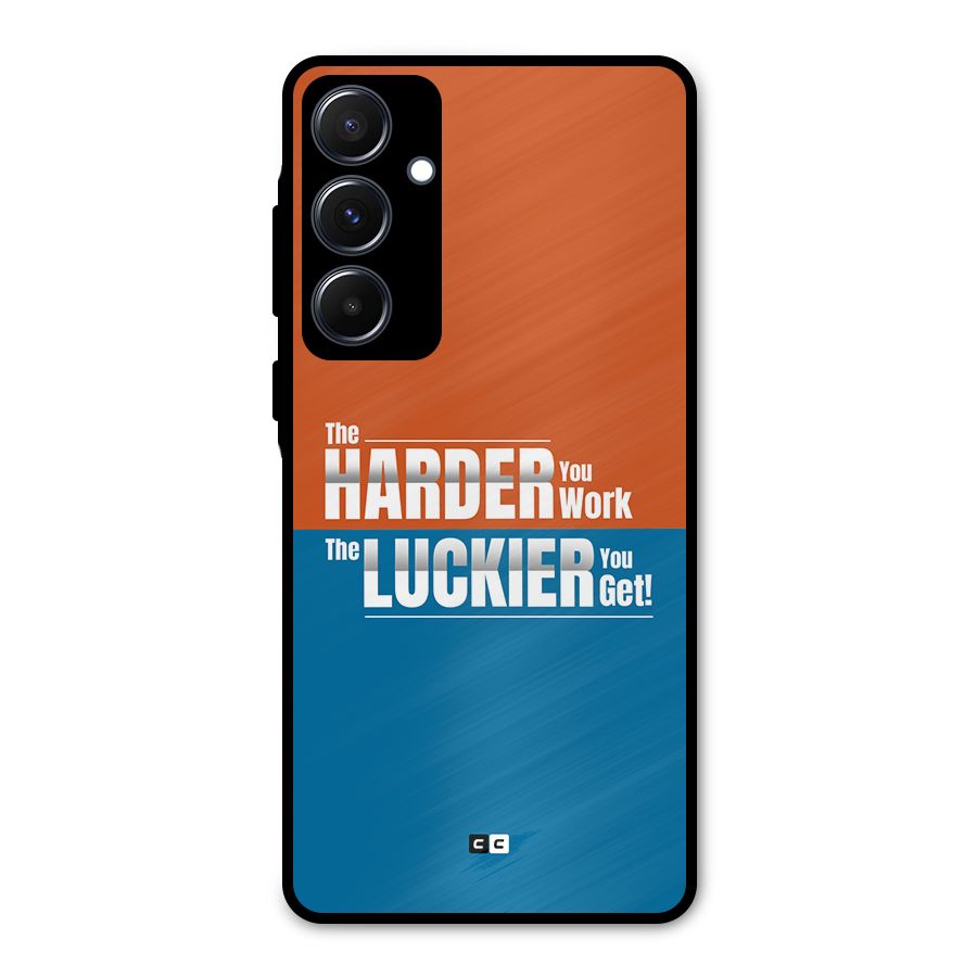 Hard Luck Metal Back Case for Galaxy A55