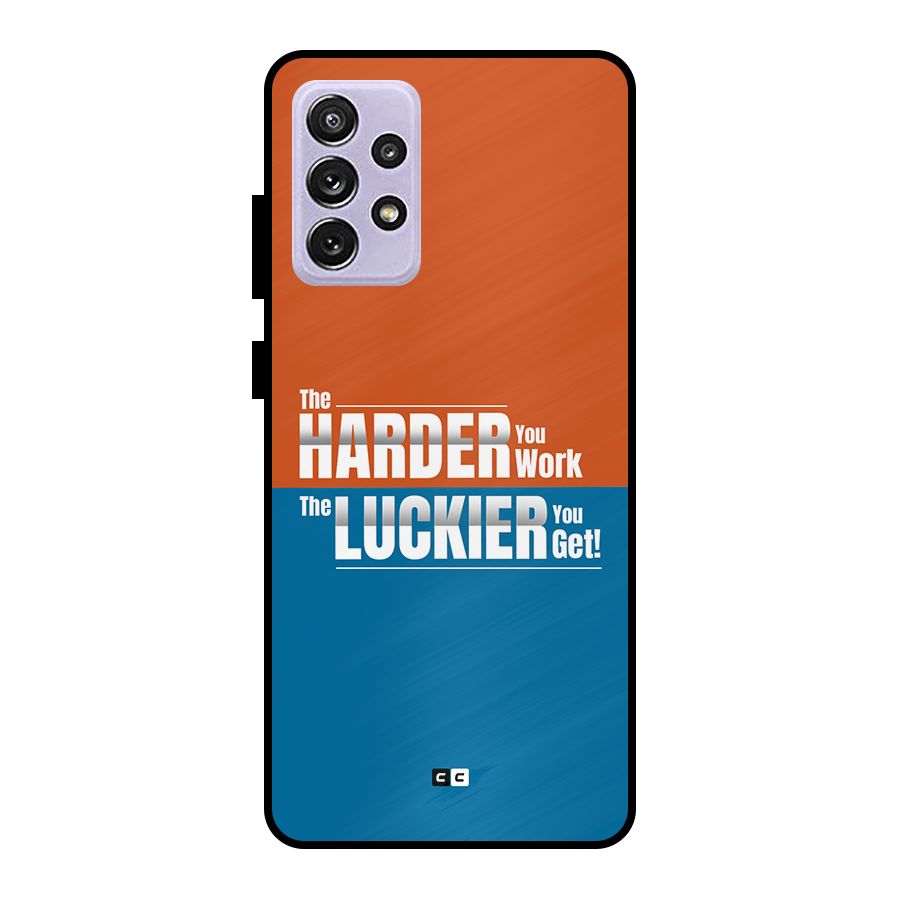 Hard Luck Metal Back Case for Galaxy A72