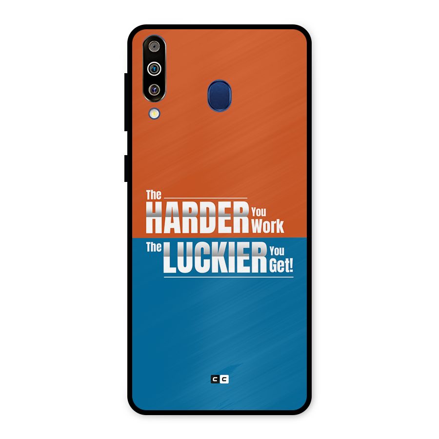 Hard Luck Metal Back Case for Galaxy M30