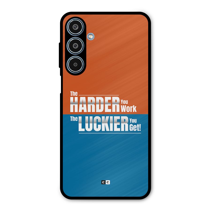 Hard Luck Metal Back Case for Galaxy M35