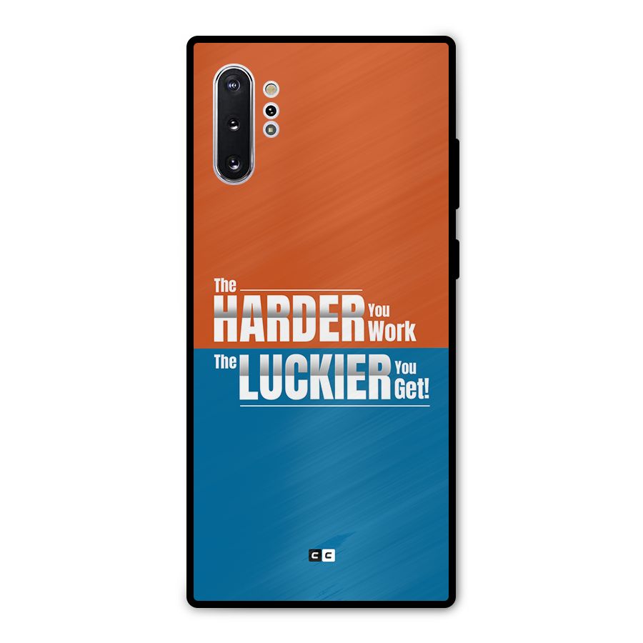 Hard Luck Metal Back Case for Galaxy Note 10 Plus