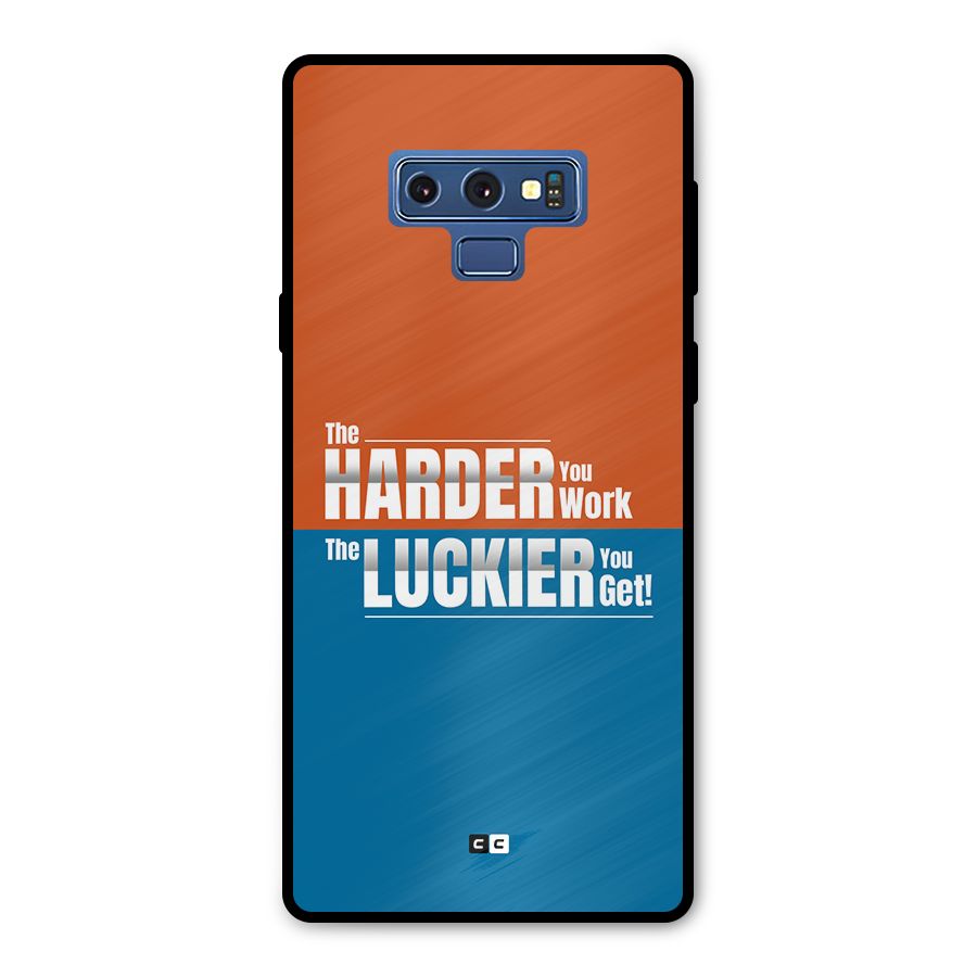 Hard Luck Metal Back Case for Galaxy Note 9