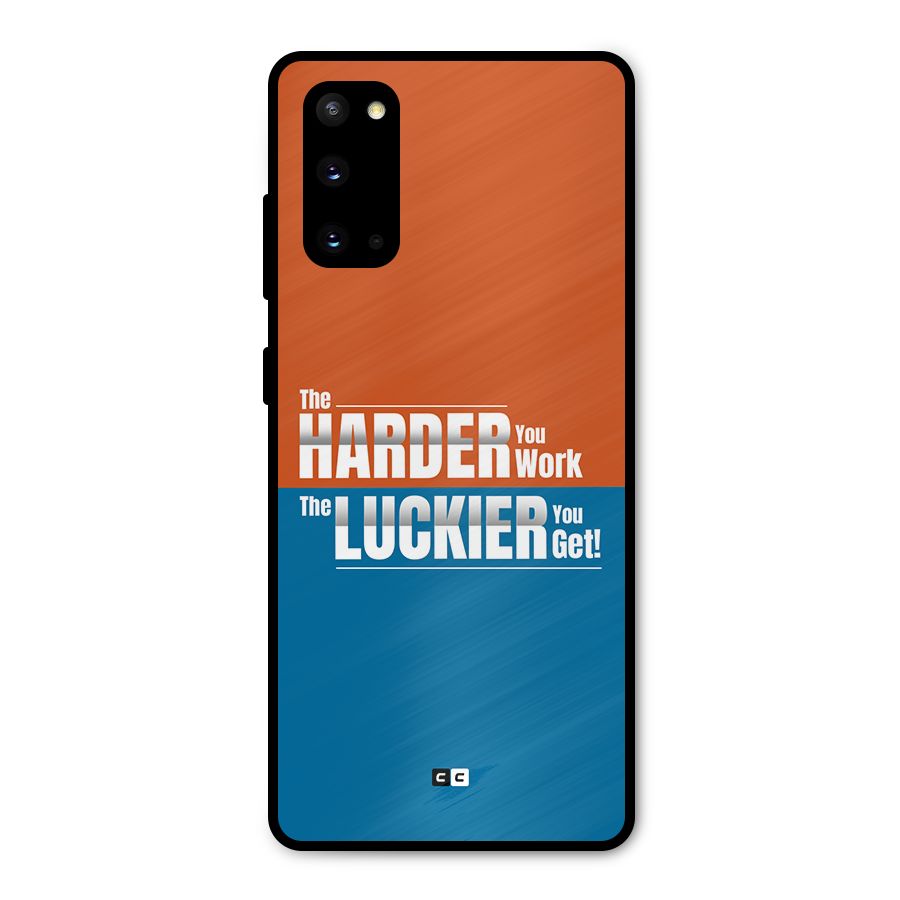 Hard Luck Metal Back Case for Galaxy S20