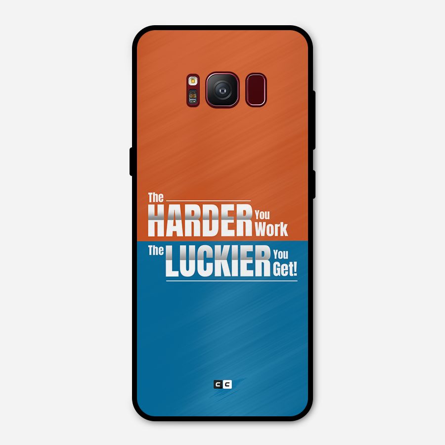Hard Luck Metal Back Case for Galaxy S8