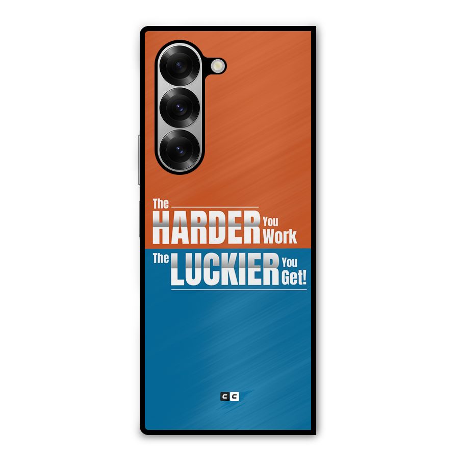 Hard Luck Metal Back Case for Galaxy Z Fold6