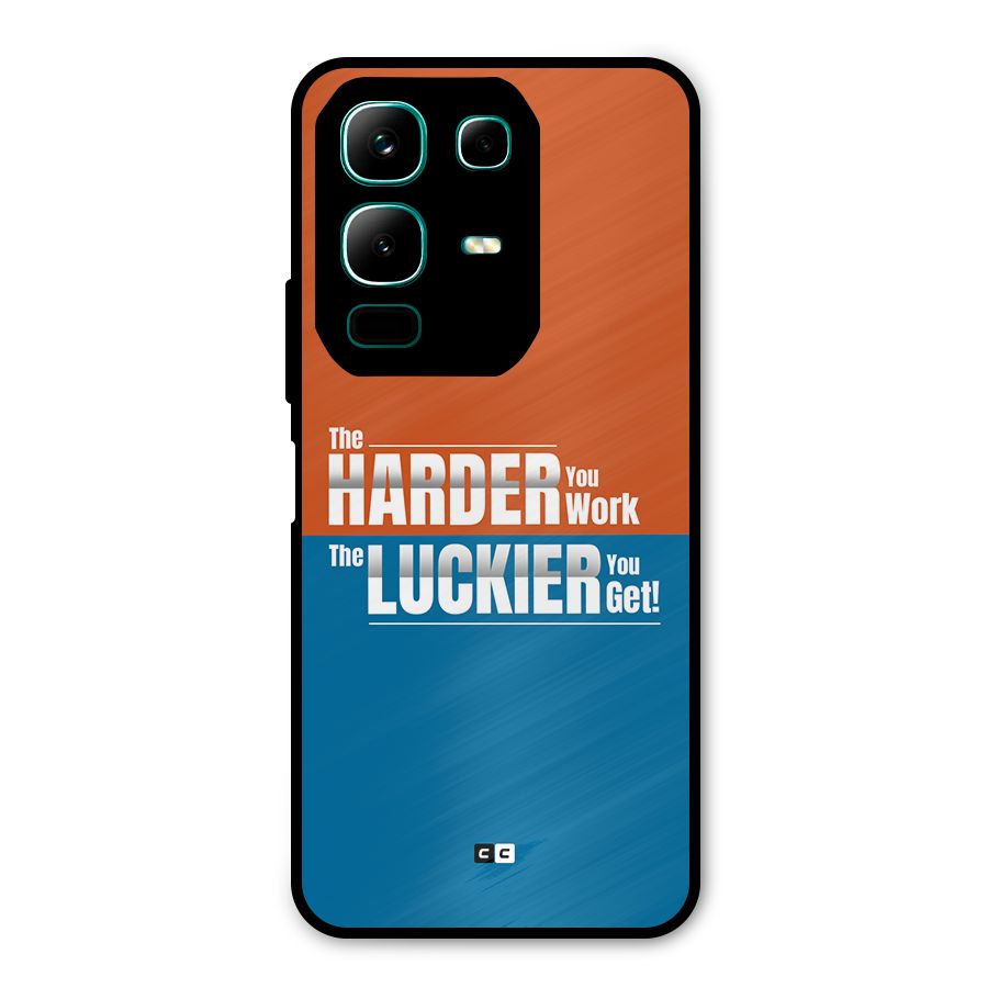 Hard Luck Metal Back Case for Infinix Note 50x
