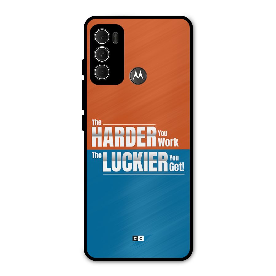 Hard Luck Metal Back Case for Moto G60