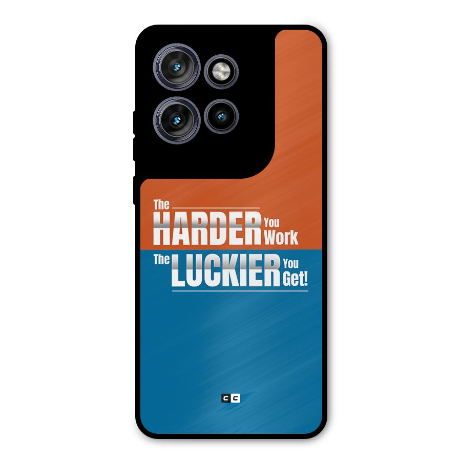Hard Luck Metal Back Case for Motorola Edge 50 Neo