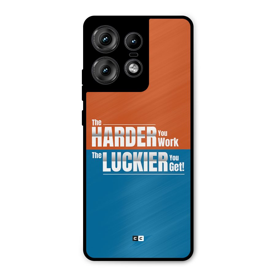Hard Luck Metal Back Case for Motorola Edge 50 Pro