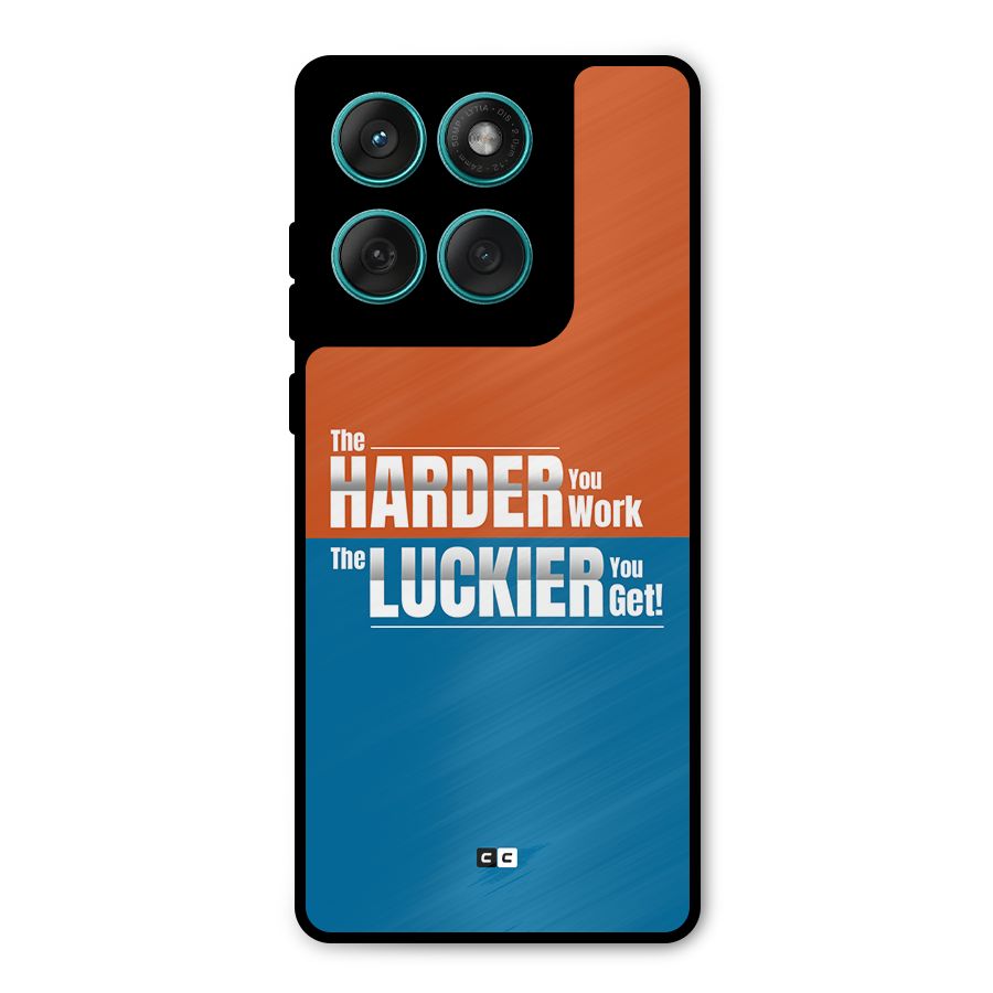 Hard Luck Metal Back Case for Motorola Edge 60 Fusion