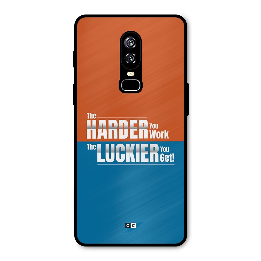 Hard Luck Metal Back Case for OnePlus 6