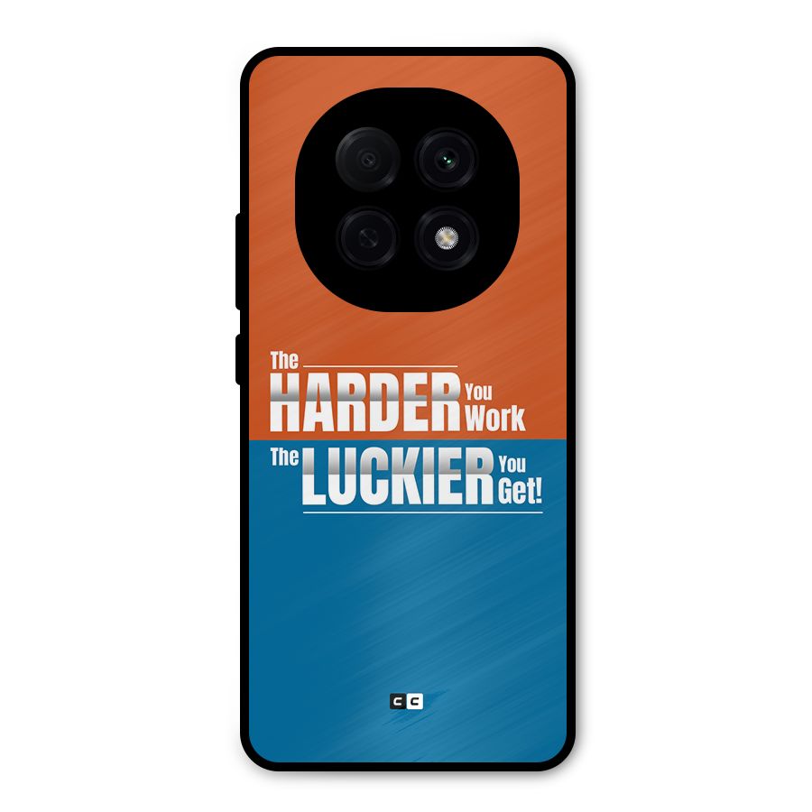 Hard Luck Metal Back Case for Oppo F29 Pro