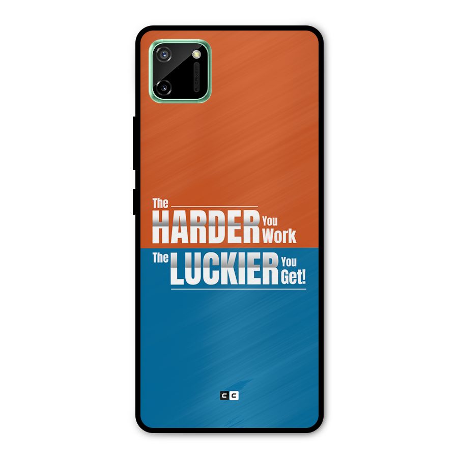 Hard Luck Metal Back Case for Realme C11