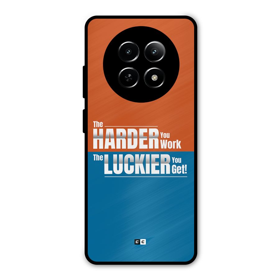 Hard Luck Metal Back Case for Realme Narzo N65