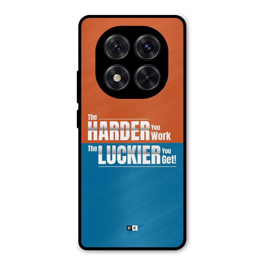 Hard Luck Metal Back Case for Redmi Note 14 Pro 5G