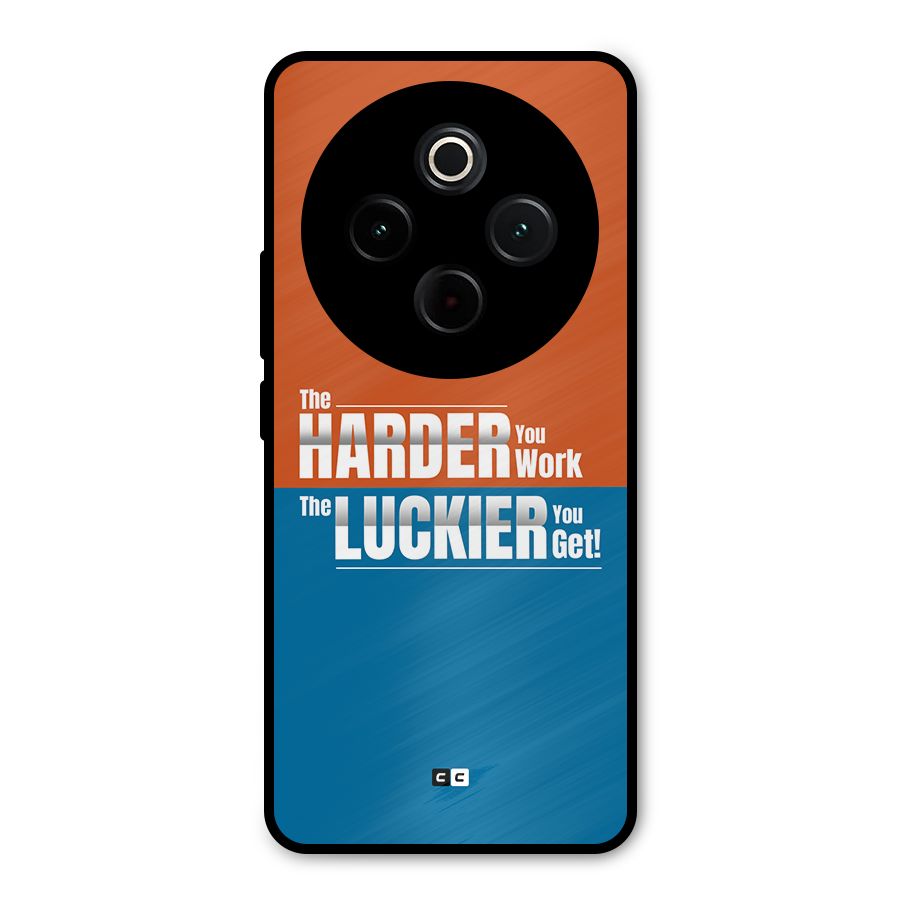Hard Luck Metal Back Case for Vivo T4