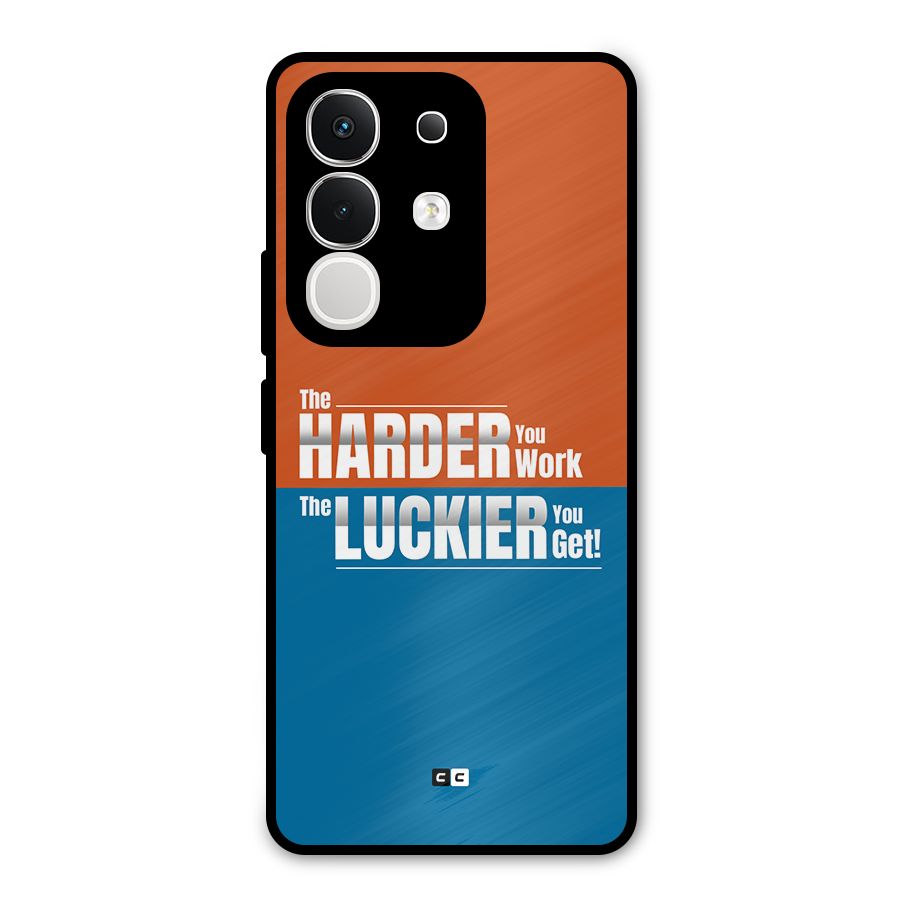 Hard Luck Metal Back Case for Vivo T4x