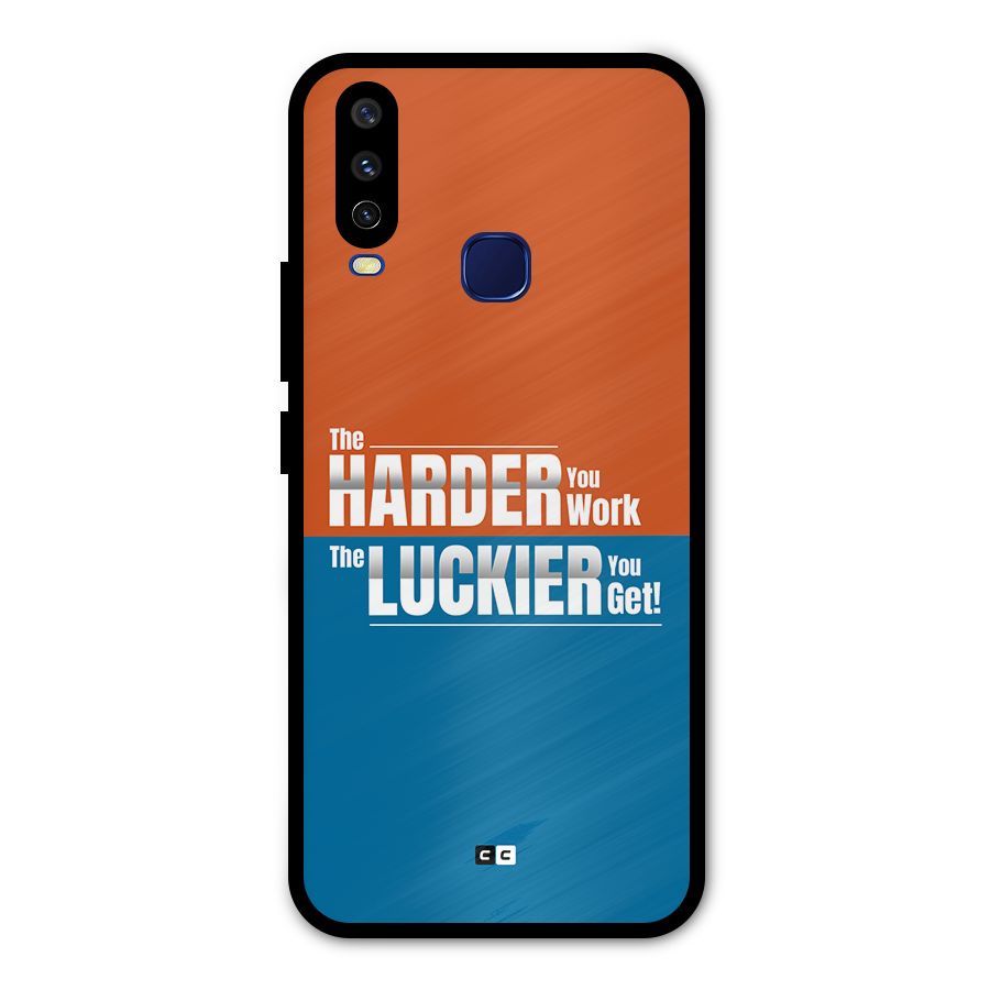 Hard Luck Metal Back Case for Vivo Y15