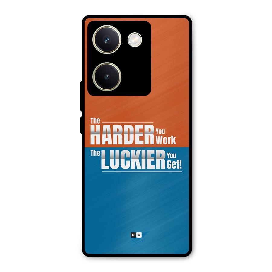 Hard Luck Metal Back Case for Vivo Y200 Pro