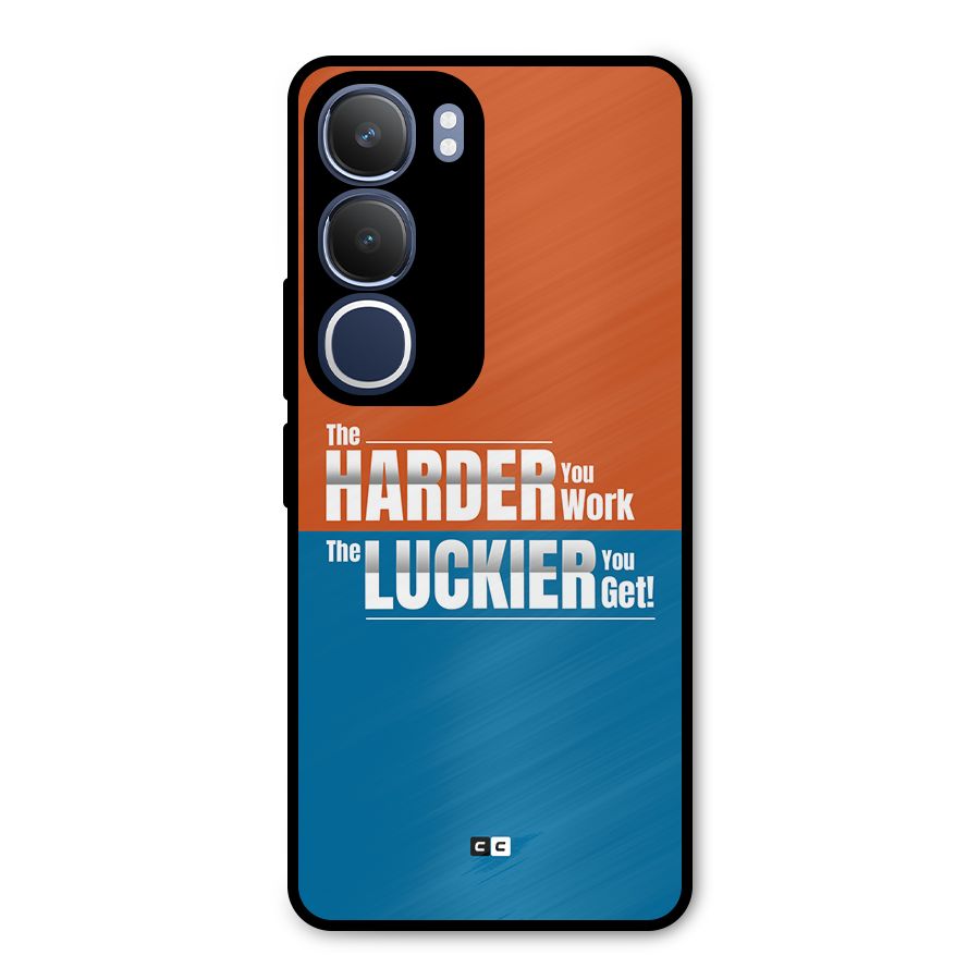 Hard Luck Metal Back Case for Vivo Y29
