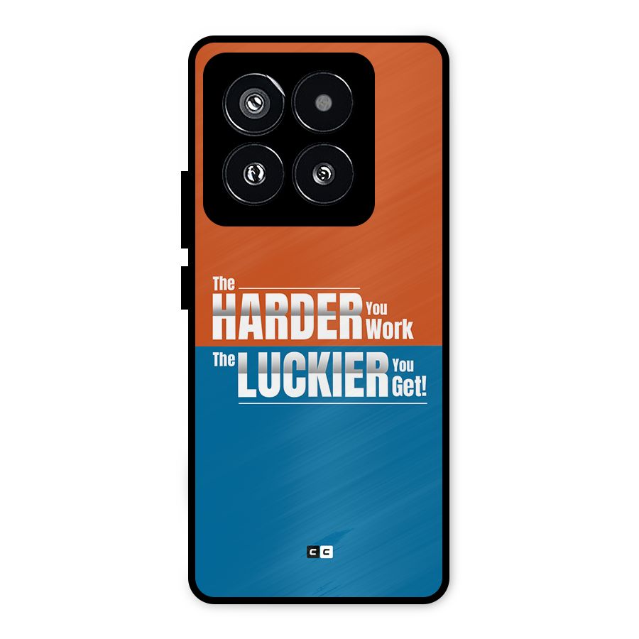 Hard Luck Metal Back Case for Xiaomi 14 Pro