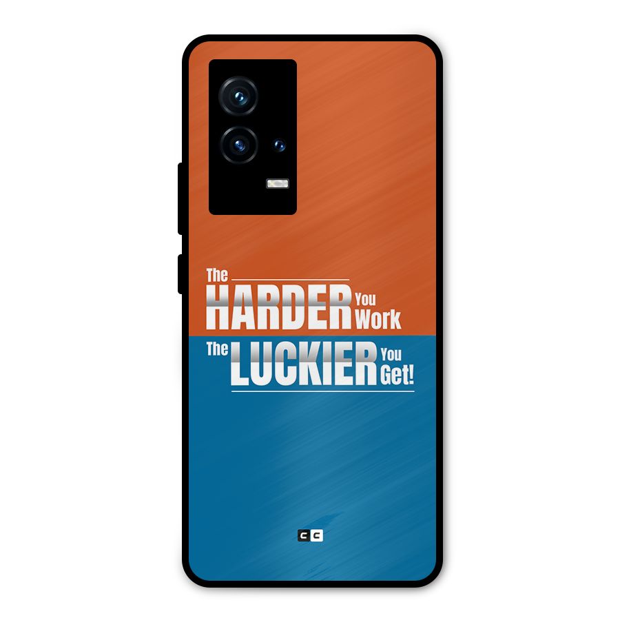 Hard Luck Metal Back Case for iQOO 9 5G