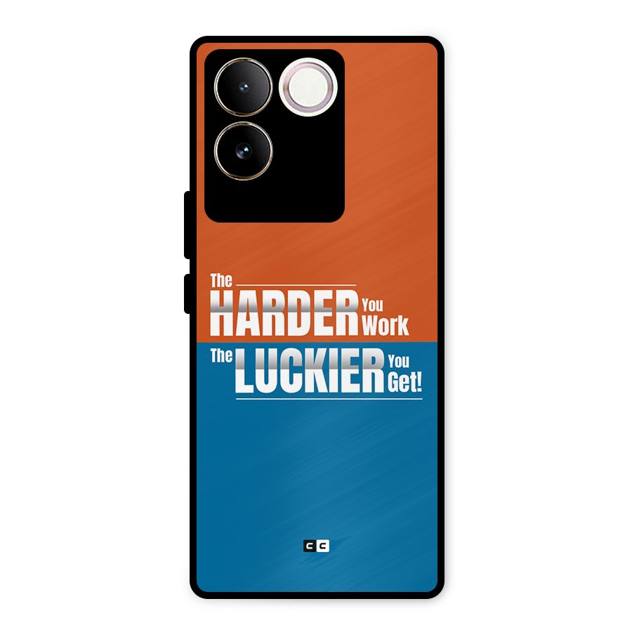 Hard Luck Metal Back Case for iQOO Z7 Pro