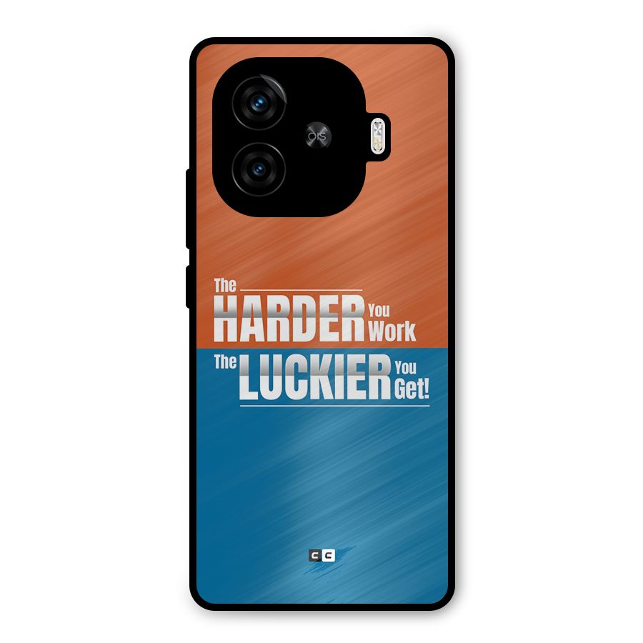 Hard Luck Metal Back Case for iQOO Z9 Turbo