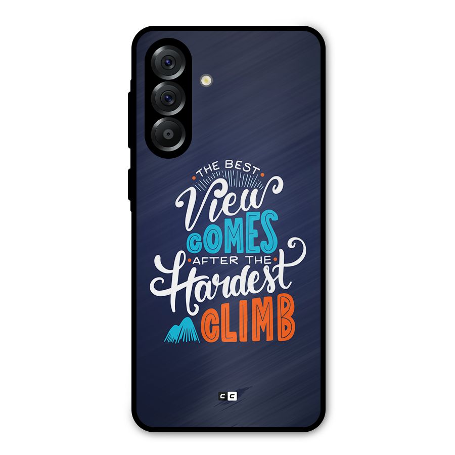 Hardest Climb Metal Back Case for Galaxy A36