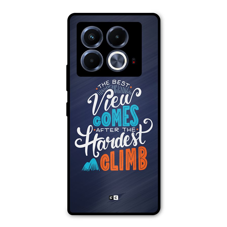 Hardest Climb Metal Back Case for Infinix Note 40 5G
