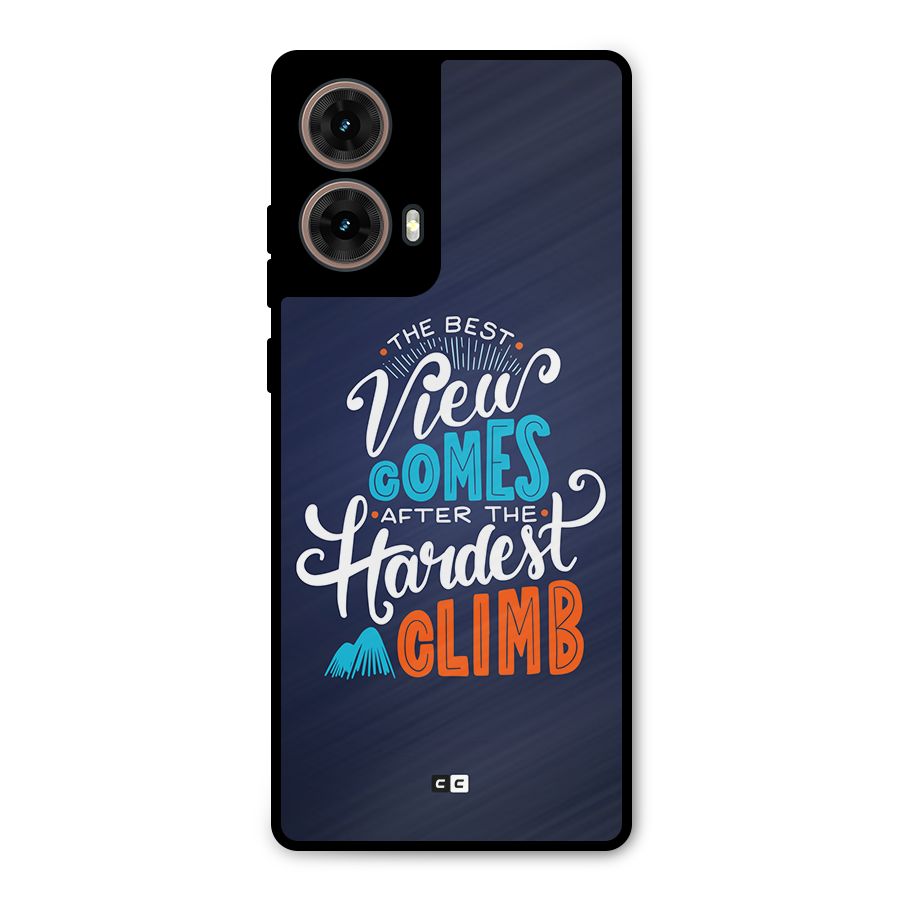 Hardest Climb Metal Back Case for Moto G85