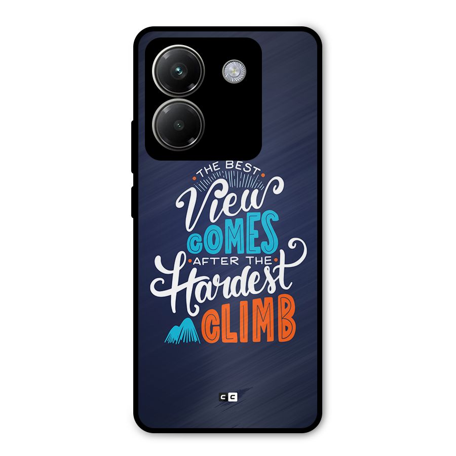 Hardest Climb Metal Back Case for Poco M7 Pro 5G