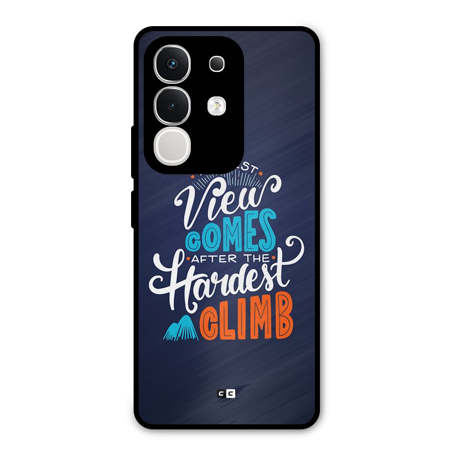 Hardest Climb Metal Back Case for Vivo T4x