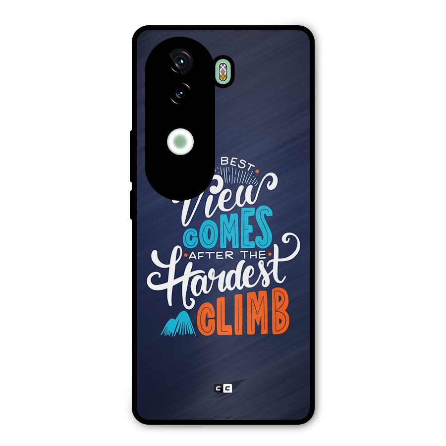 Hardest Climb Metal Back Case for iQOO Z9s