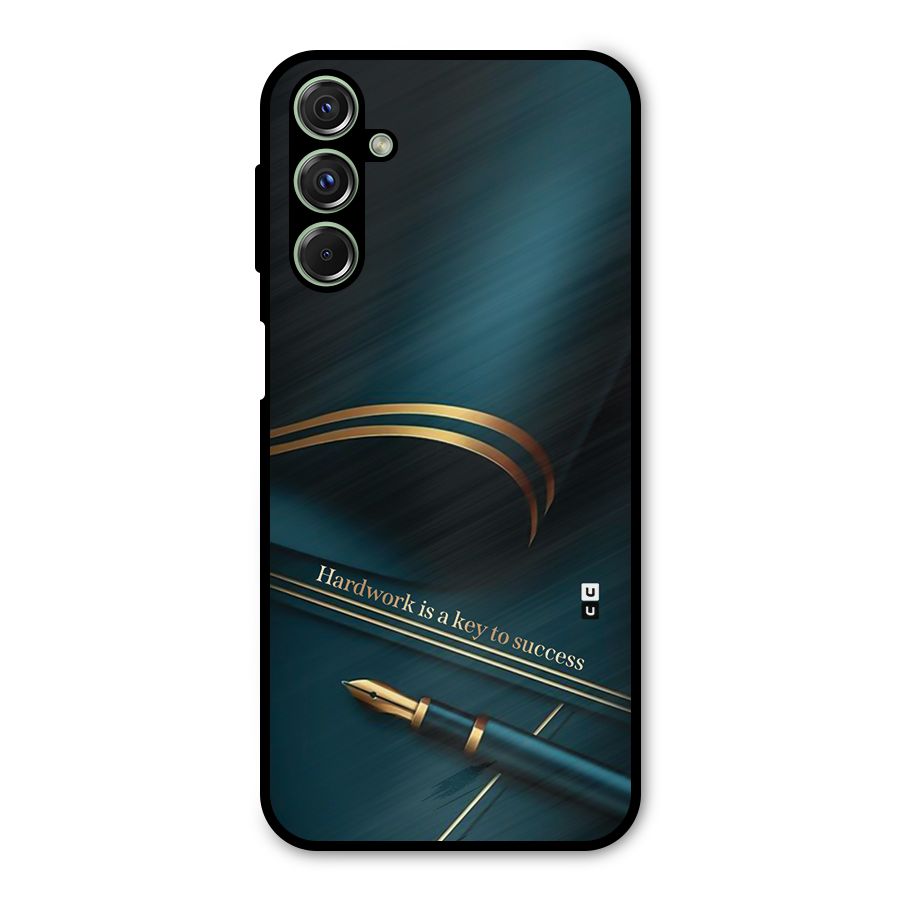 Hardwork Is Key Metal Back Case for Galaxy M34