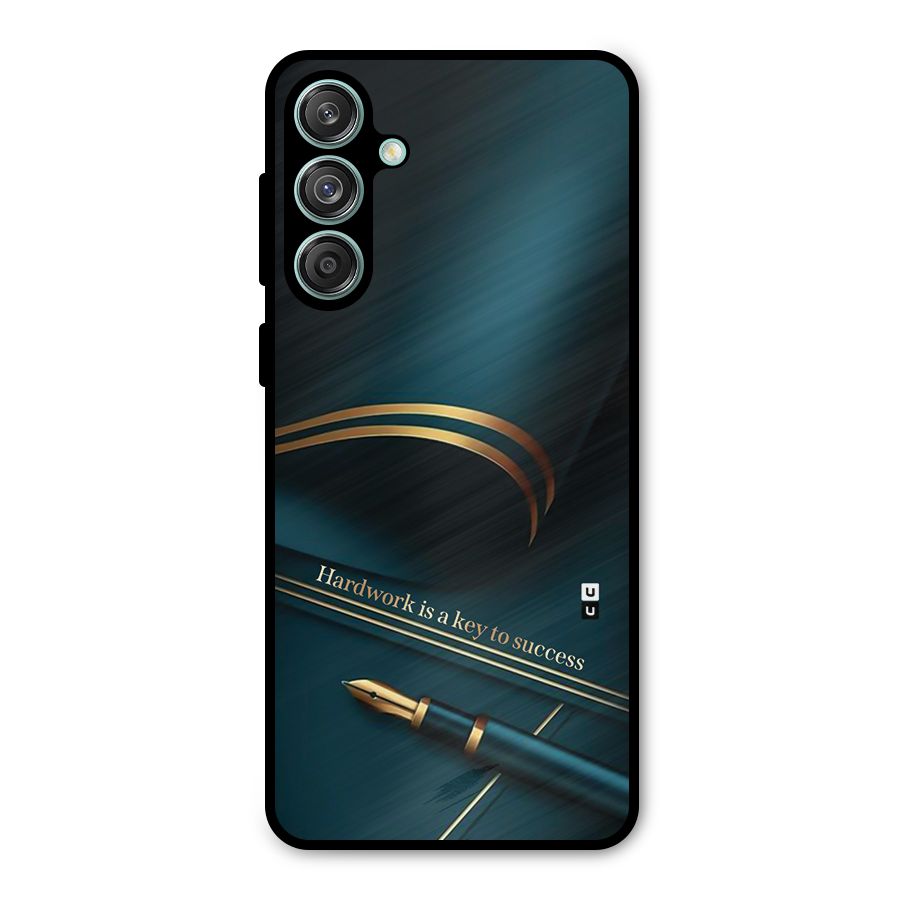 Hardwork Is Key Metal Back Case for Galaxy M55 5G