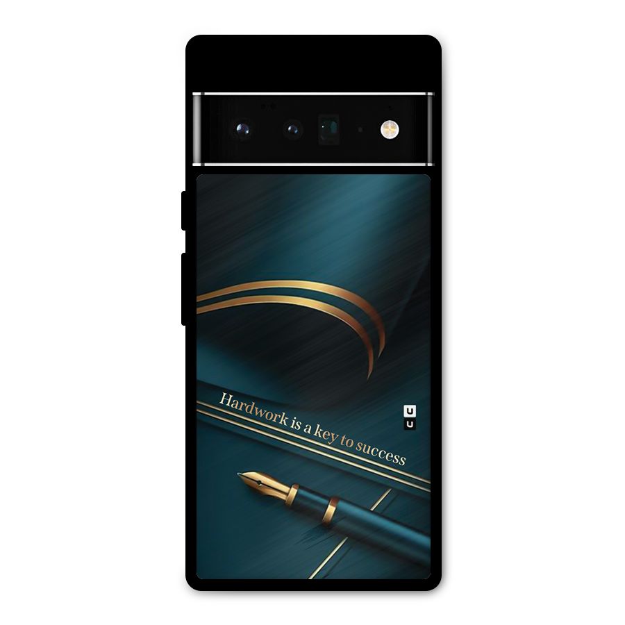Hardwork Is Key Metal Back Case for Google Pixel 6 Pro