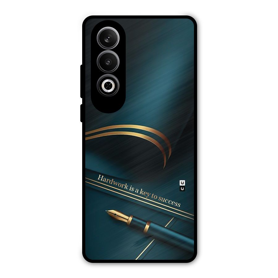 Hardwork Is Key Metal Back Case for OnePlus Nord CE4