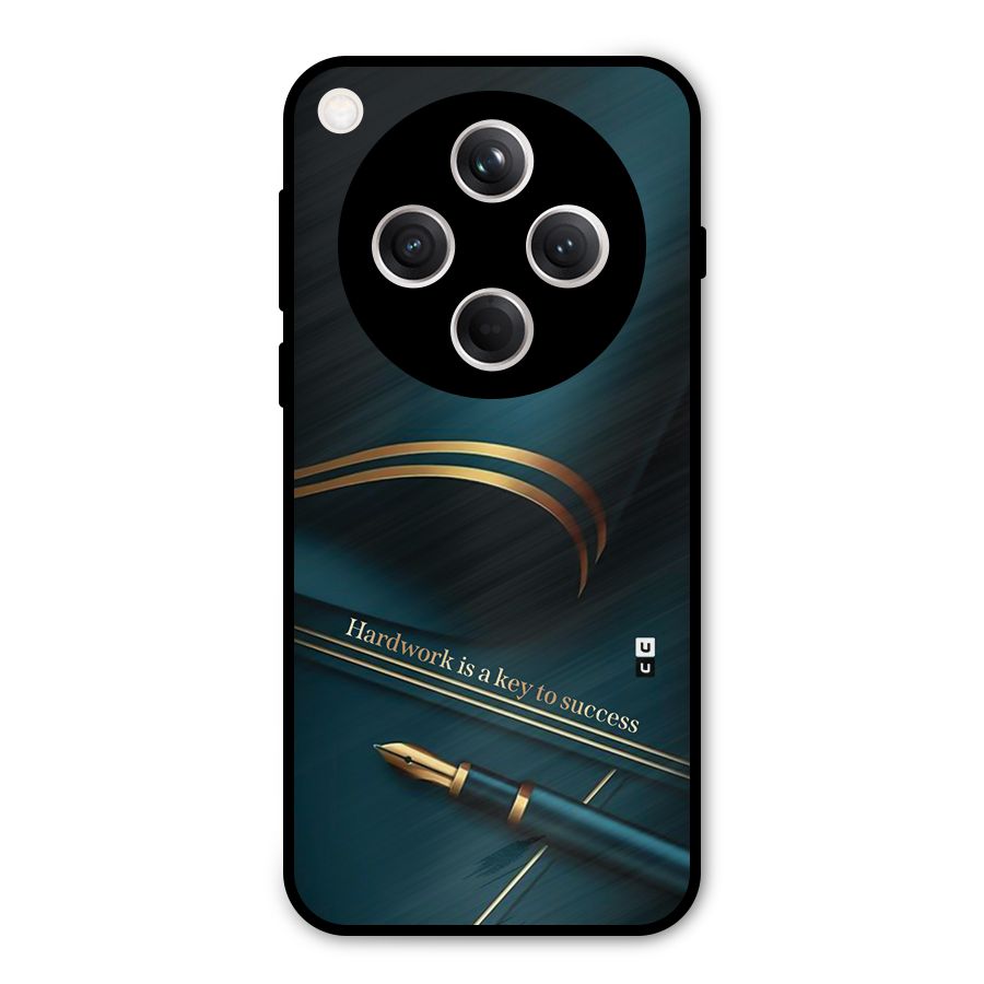 Hardwork Is Key Metal Back Case for Oppo Find X8