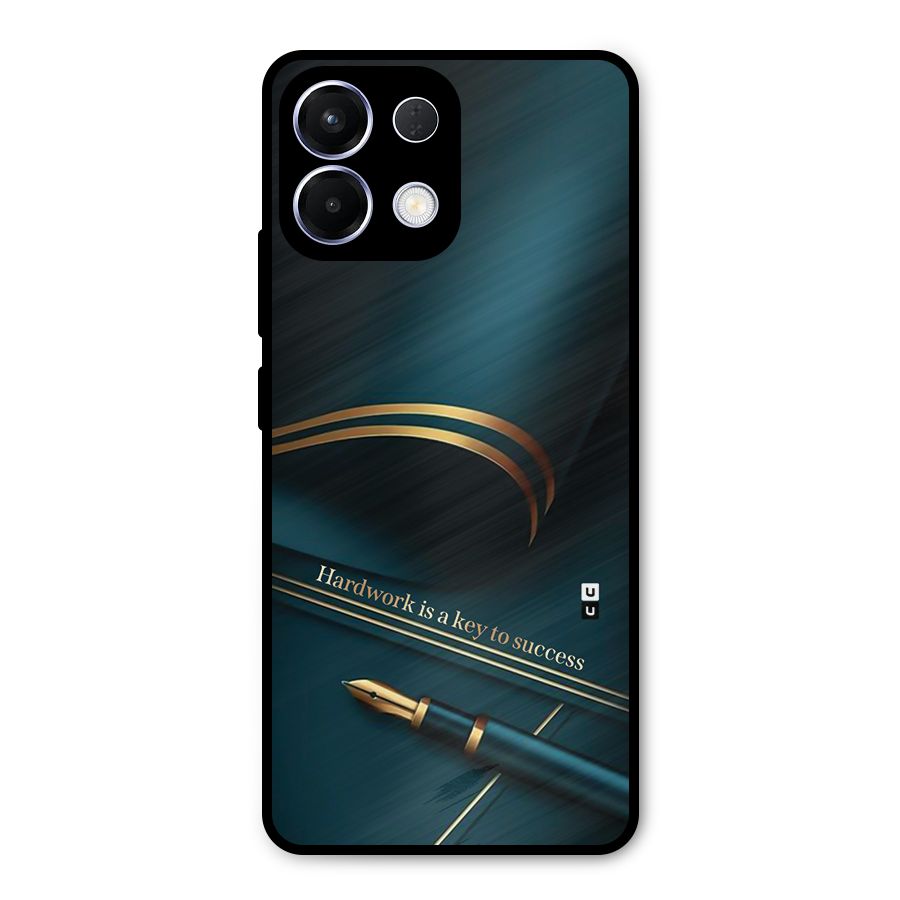 Hardwork Is Key Metal Back Case for Oppo K13