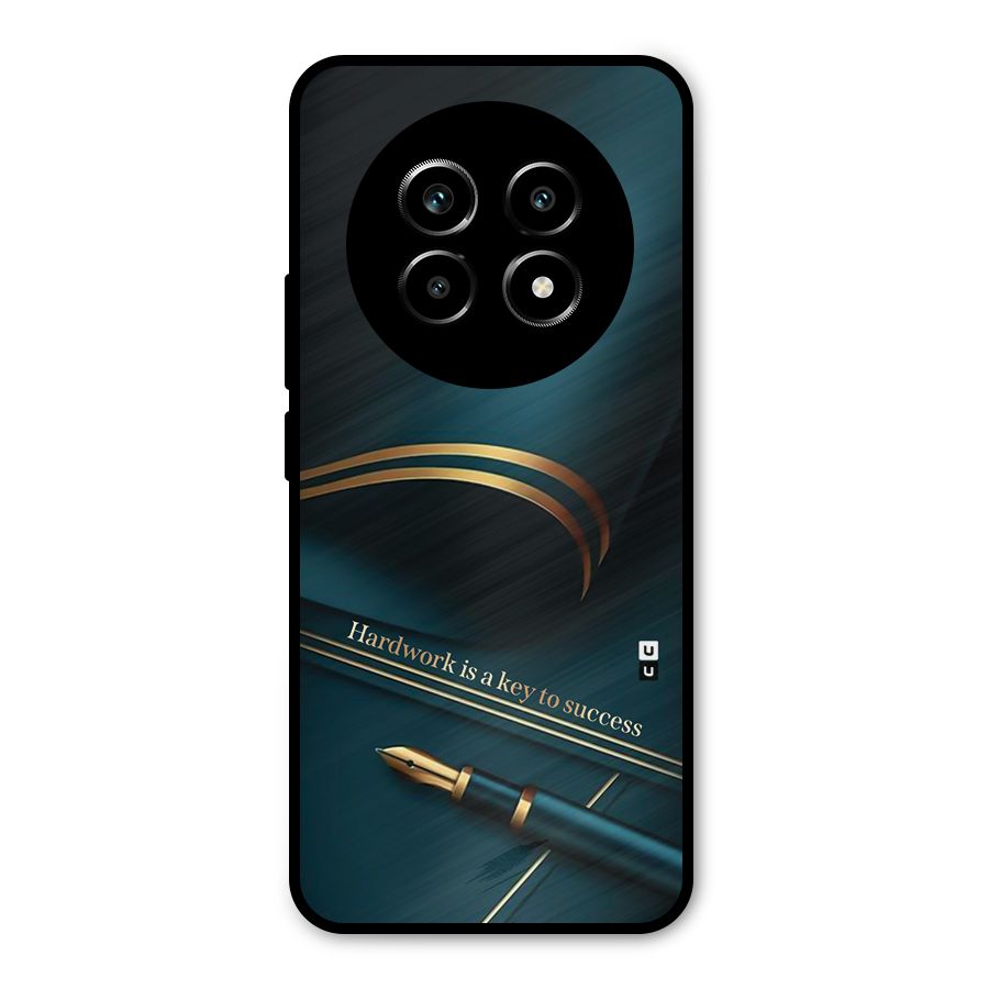 Hardwork Is Key Metal Back Case for Realme 13 Pro