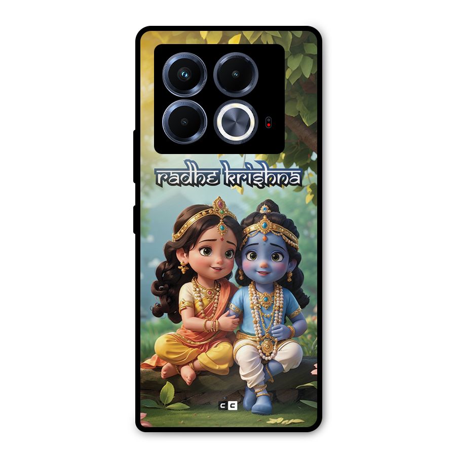 Hare Radhe Krishna Metal Back Case for Infinix Note 40 5G