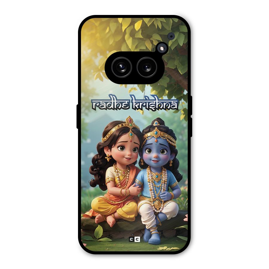 Hare Radhe Krishna Metal Back Case for Nothing Phone 2a Plus