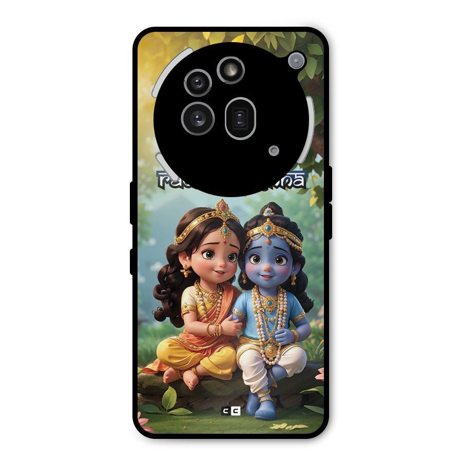 Hare Radhe Krishna Metal Back Case for Nothing Phone 3a Pro