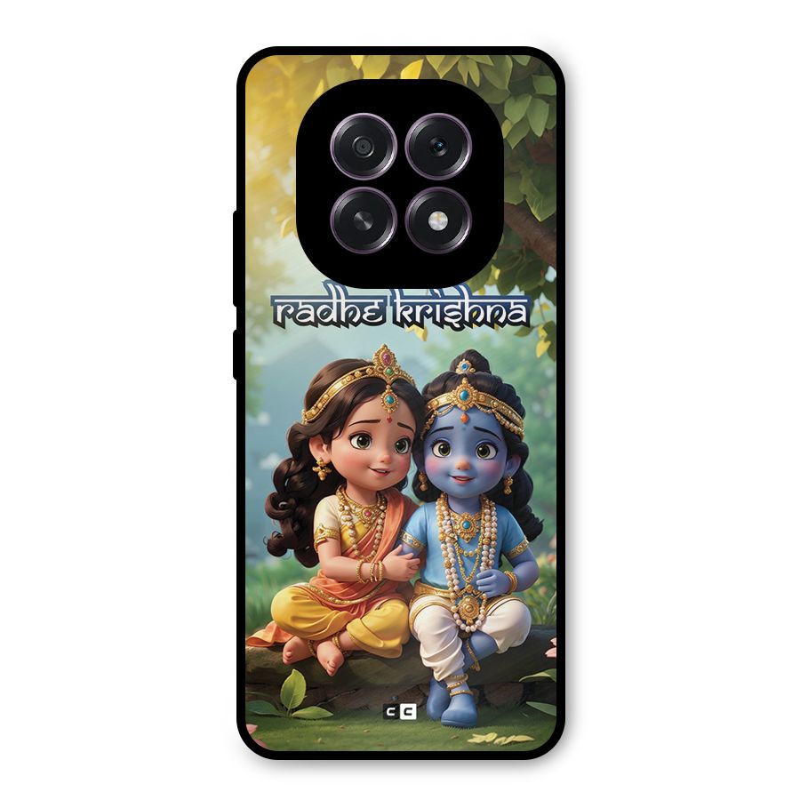 Hare Radhe Krishna Metal Back Case for Oppo F29