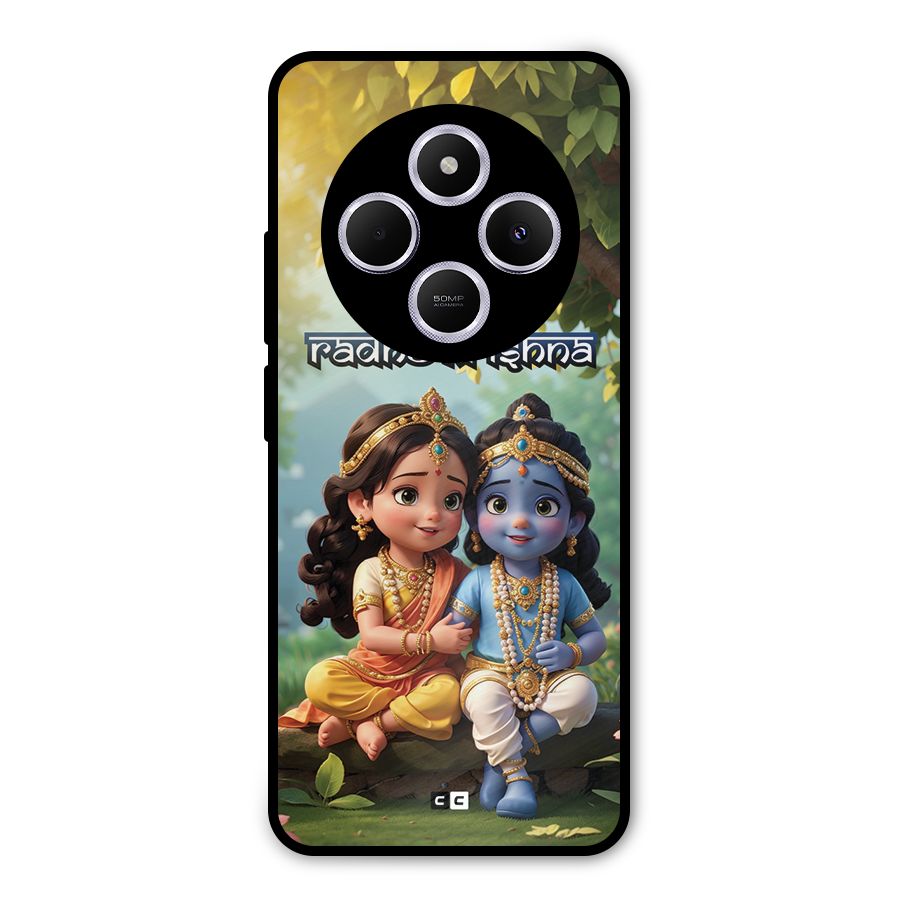 Hare Radhe Krishna Metal Back Case for Poco C75 5G