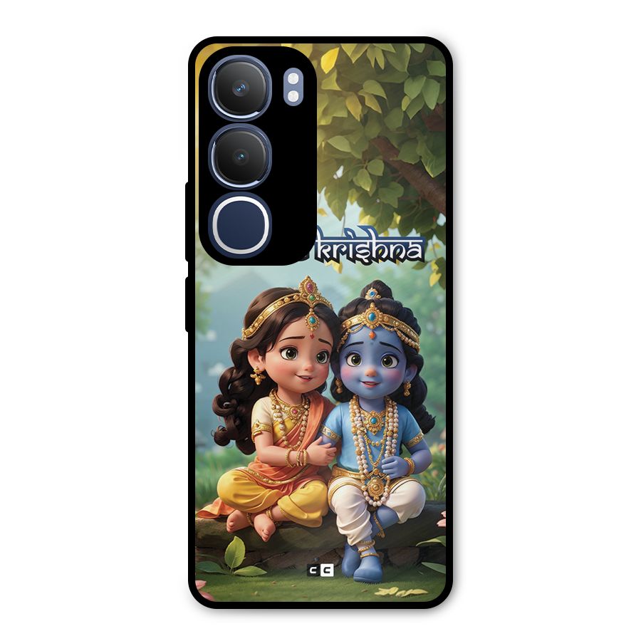 Hare Radhe Krishna Metal Back Case for Vivo Y29