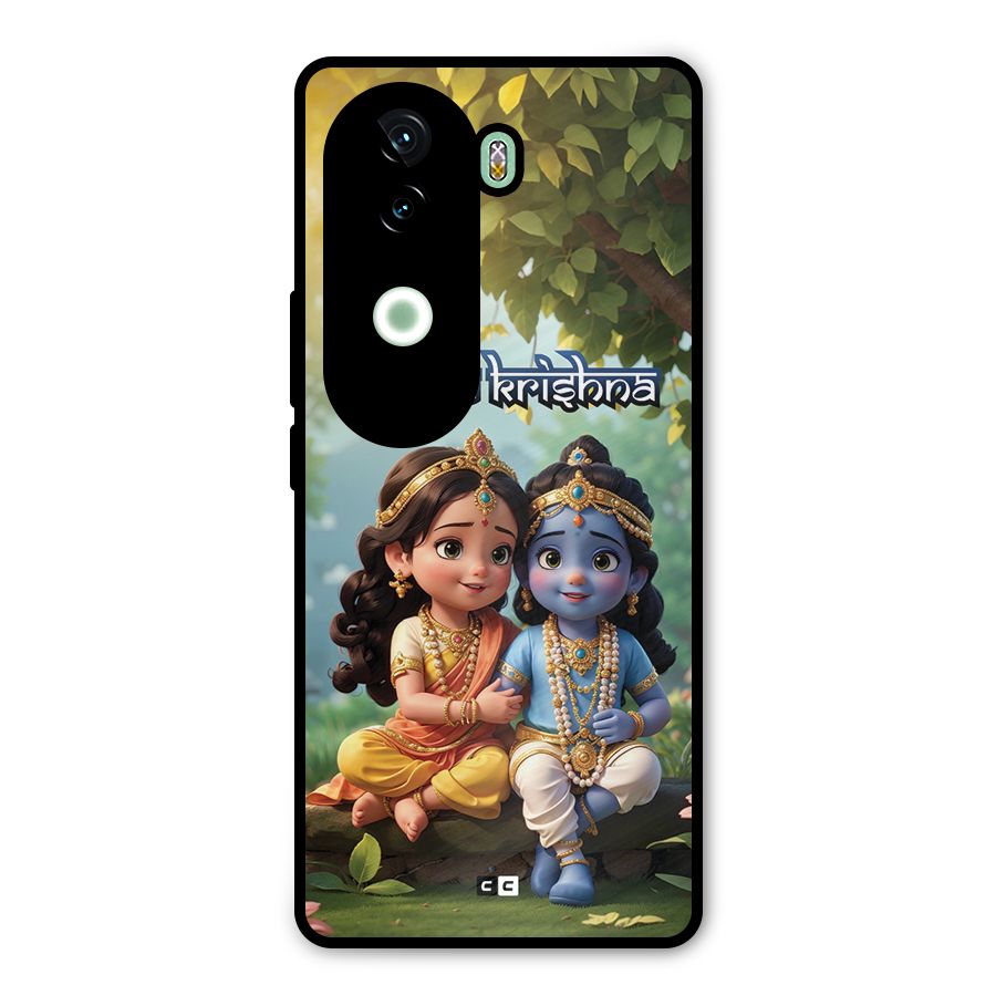 Hare Radhe Krishna Metal Back Case for iQOO Z9s