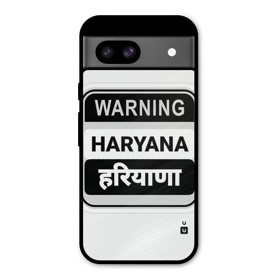 Haryana Warning Metal Back Case for Google Pixel 8a