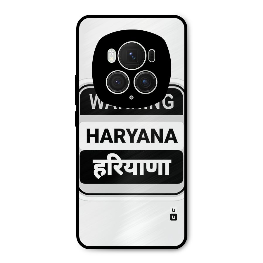 Haryana Warning Metal Back Case for Honor Magic6 Pro